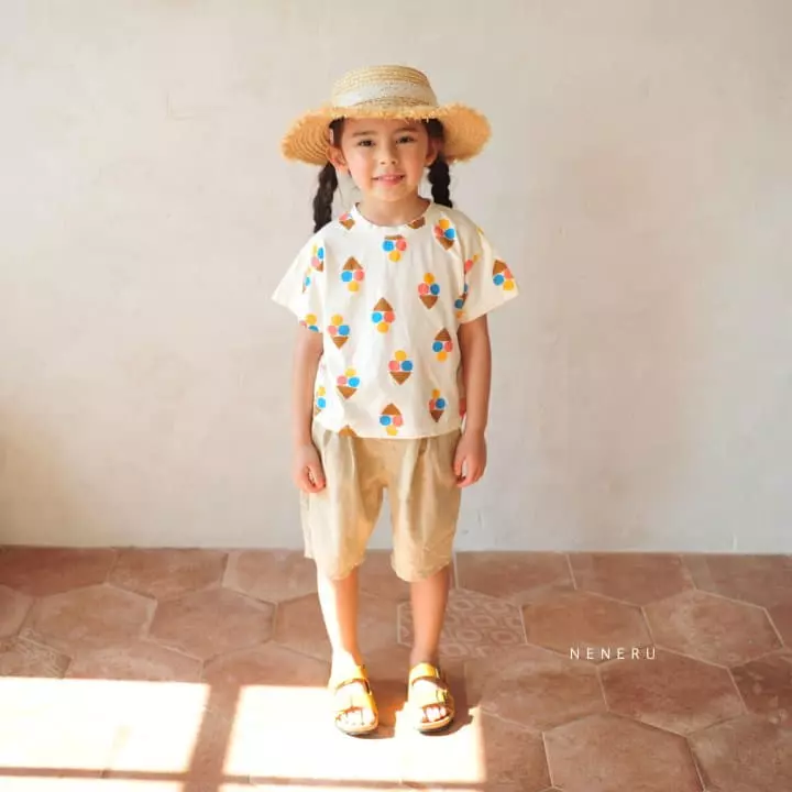 Neneru - Korean Baby Fashion - #babylifestyle - Bebe Bono Ice Cream Tee