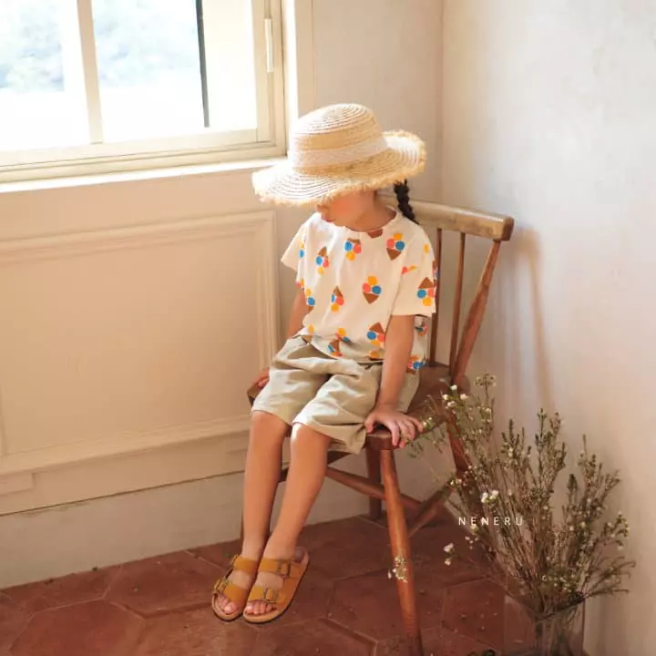 Neneru - Korean Baby Fashion - #babyoninstagram - Bebe Bono Ice Cream Tee - 2