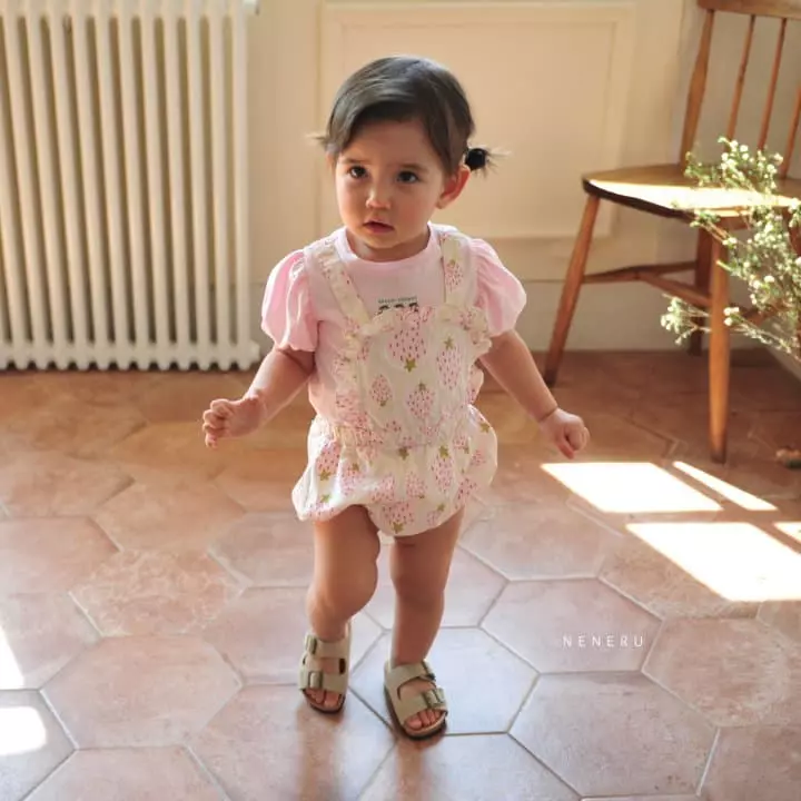 Neneru - Korean Baby Fashion - #babyootd - Bebe Flower Bodysuit - 6