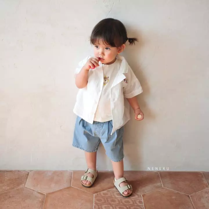 Neneru - Korean Baby Fashion - #babyootd - Bebe Fox Shirt - 4