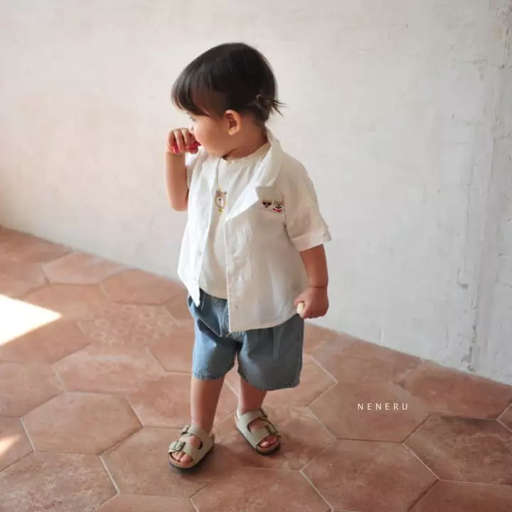 Neneru - Korean Baby Fashion - #babyoutfit - Bebe Fox Shirt - 5