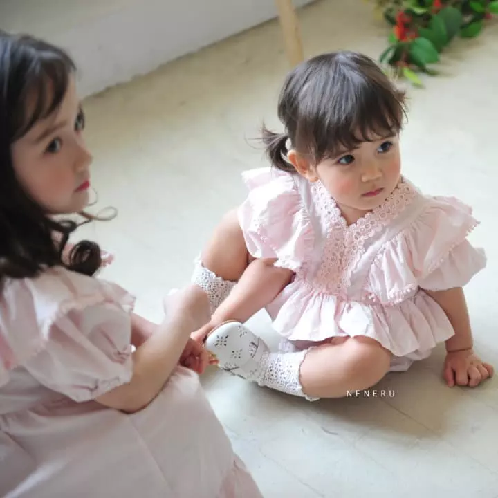 Neneru - Korean Baby Fashion - #babyoutfit - Bebe Monshell Bodysuit - 9