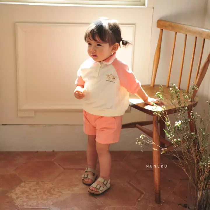 Neneru - Korean Children Fashion - #Kfashion4kids - Radodo Collar Top Bottom Set - 11
