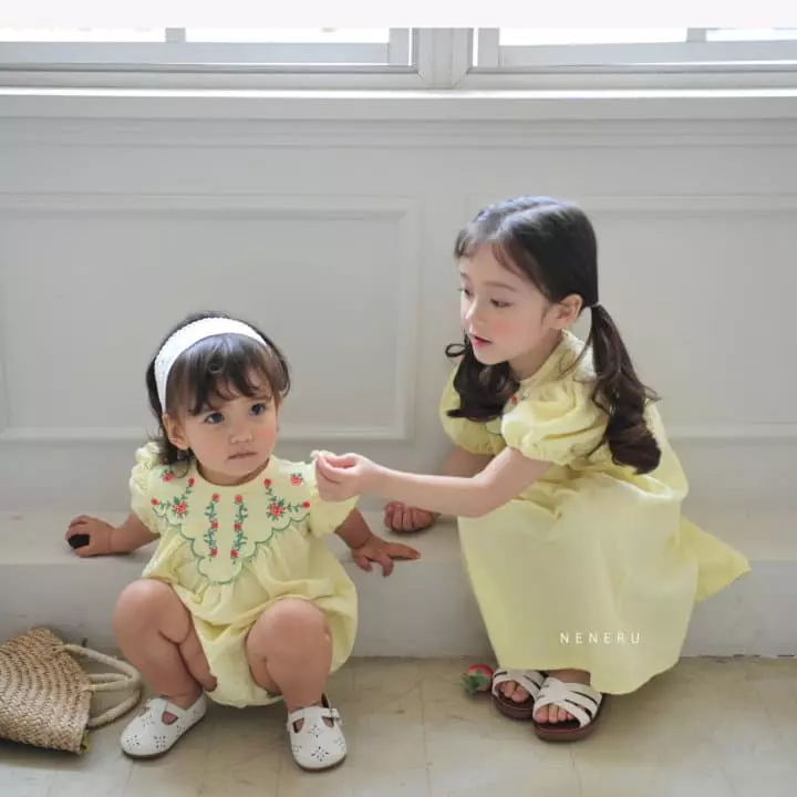 Neneru - Korean Children Fashion - #Kfashion4kids - Blossom One-piece - 12
