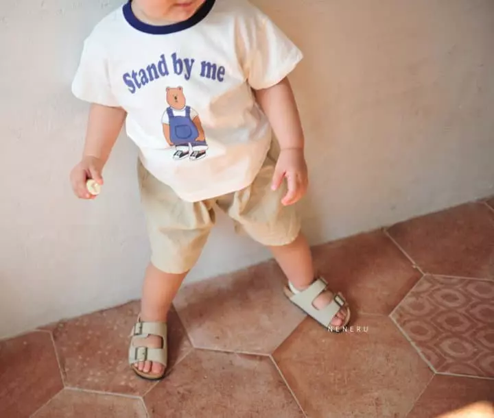 Neneru - Korean Children Fashion - #designkidswear - Stand Bear Tee - 4