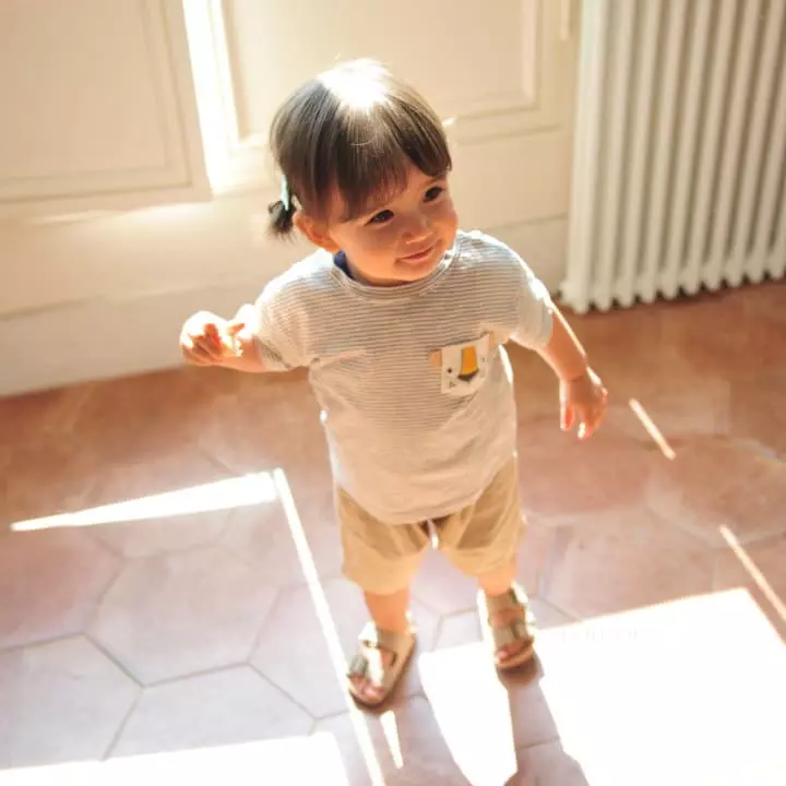 Neneru - Korean Children Fashion - #kidsstore - Lion Stripes Tee - 2