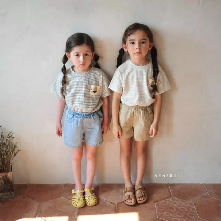 Neneru - Korean Children Fashion - #prettylittlegirls - Lion Stripes Tee - 8