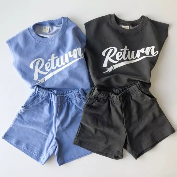 Nice To Meet You - Korean Children Fashion - #Kfashion4kids - Return Top Bottom Set