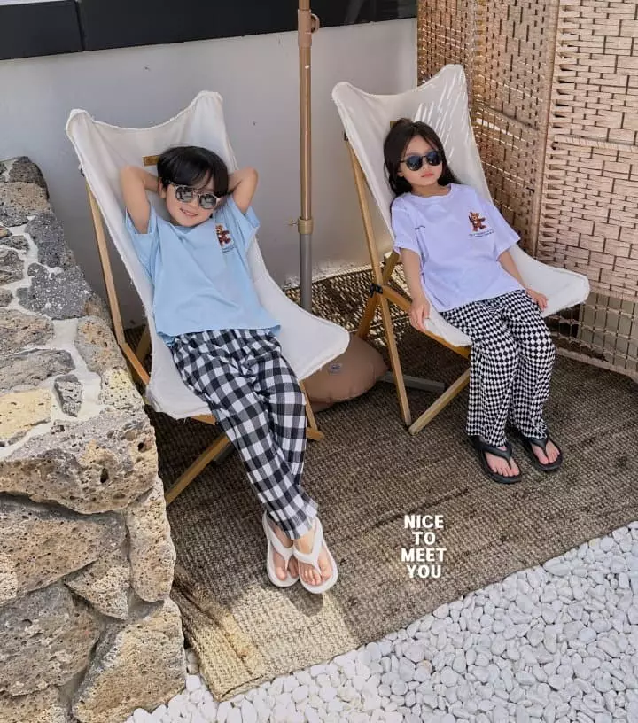 Nice To Meet You - Korean Children Fashion - #stylishchildhood - Daily Bear Tee - 4