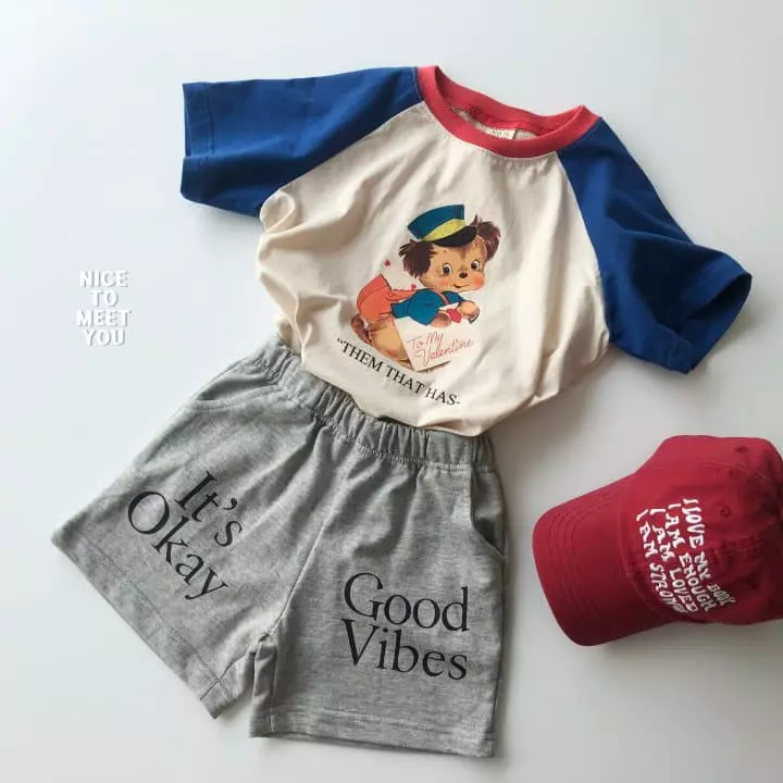 Nice To Meet You - Korean Children Fashion - #childofig - Bera Raglan Tee - 8