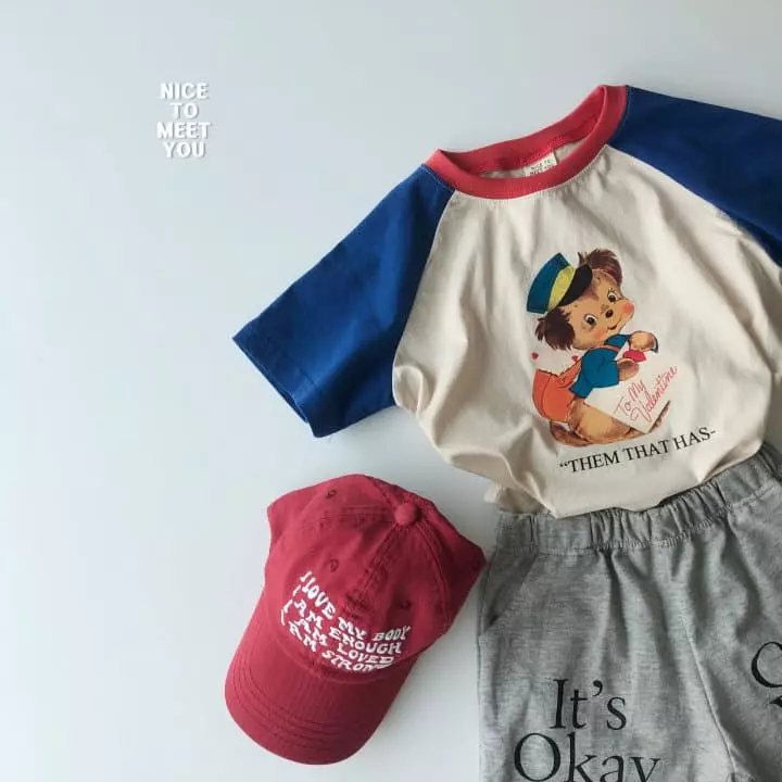 Nice To Meet You - Korean Children Fashion - #childrensboutique - Bera Raglan Tee - 9