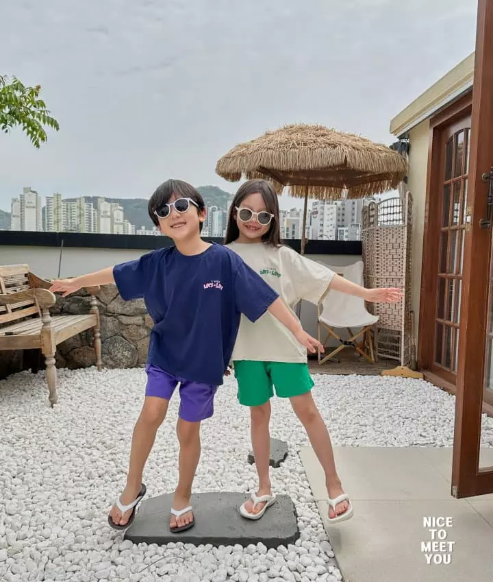 Nice To Meet You - Korean Children Fashion - #discoveringself - Runninrg Bear Tee - 8