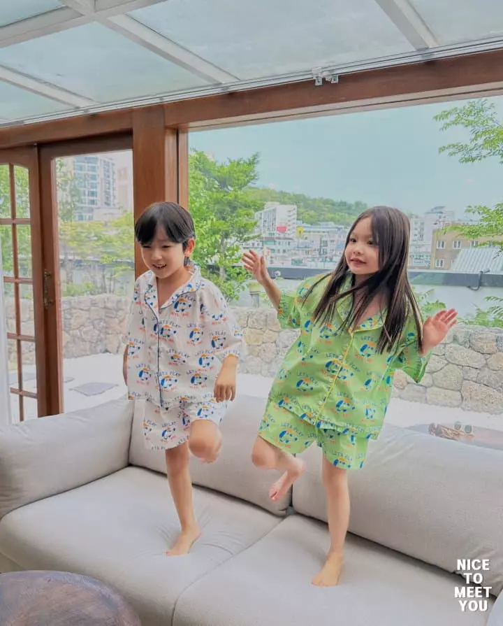 Nice To Meet You - Korean Children Fashion - #fashionkids - With Me Pjama Set - 3