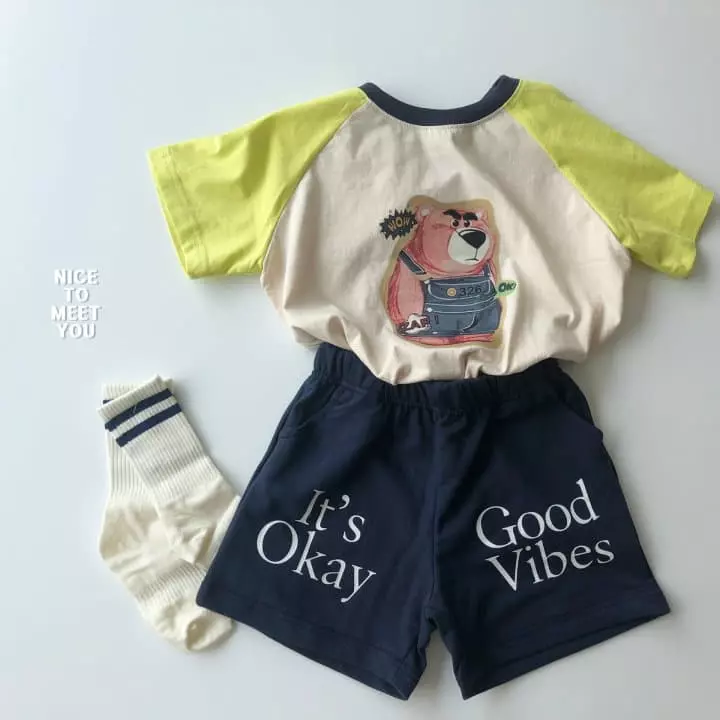 Nice To Meet You - Korean Children Fashion - #littlefashionista - Bera Raglan Tee - 4