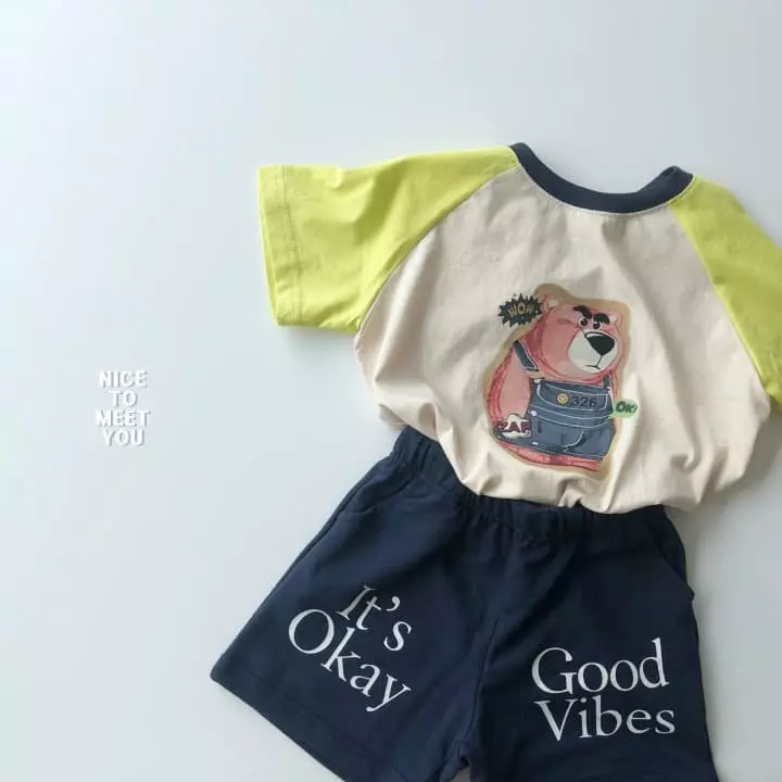 Nice To Meet You - Korean Children Fashion - #minifashionista - Bera Raglan Tee - 5