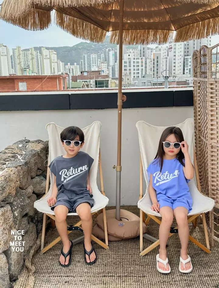 Nice To Meet You - Korean Children Fashion - #prettylittlegirls - Return Top Bottom Set - 5