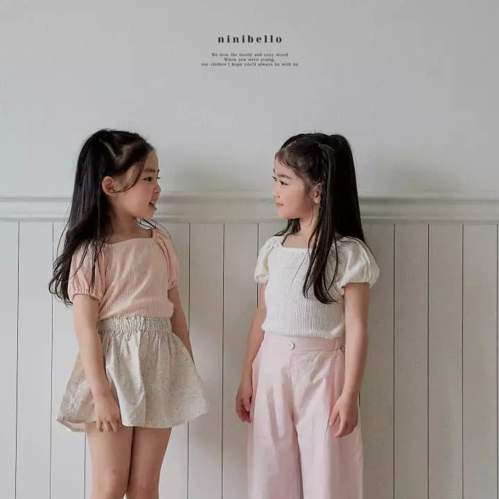 Ninibello - Korean Children Fashion - #childofig - Square Puff Tee - 11