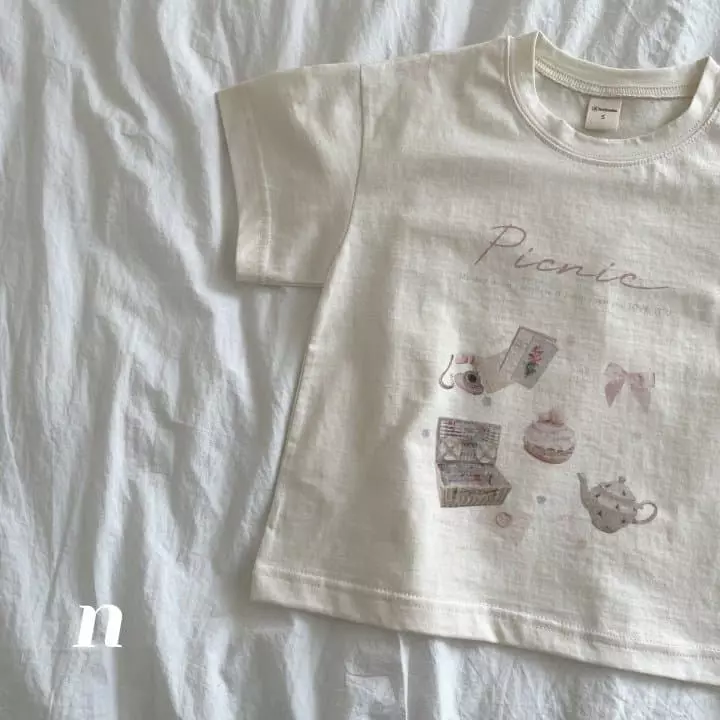Ninibello - Korean Children Fashion - #kidsshorts - Picnic Tee - 2