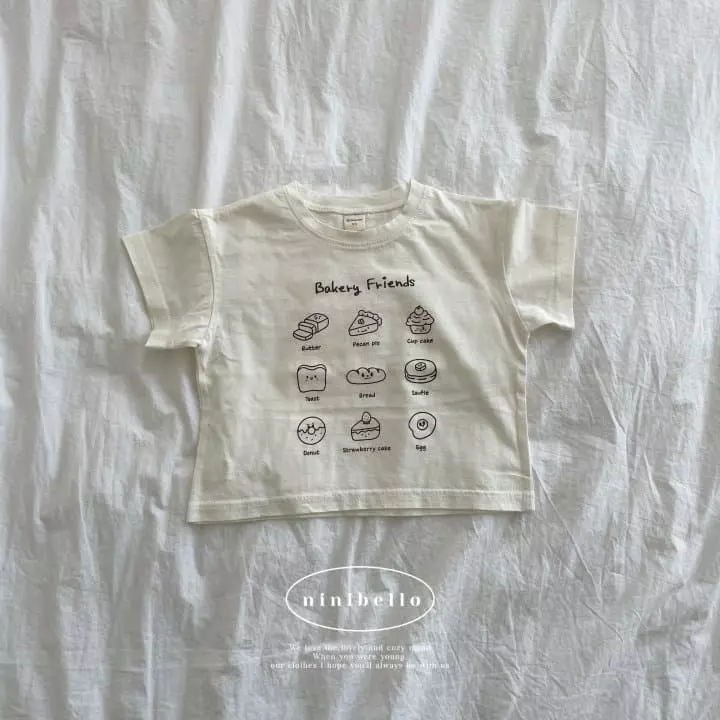 Ninibello - Korean Children Fashion - #kidsshorts - Bakery Tee