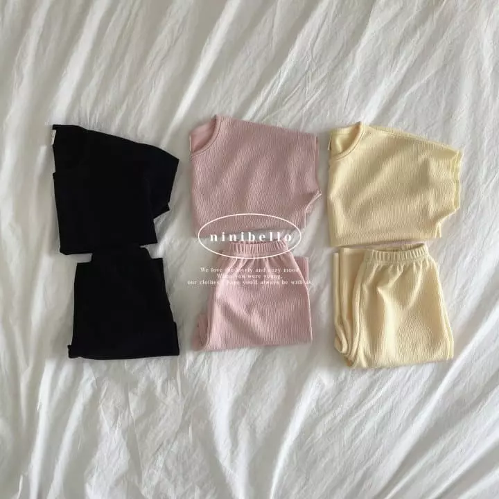 Ninibello - Korean Children Fashion - #magicofchildhood - Nini Pleats Top Bottom Set