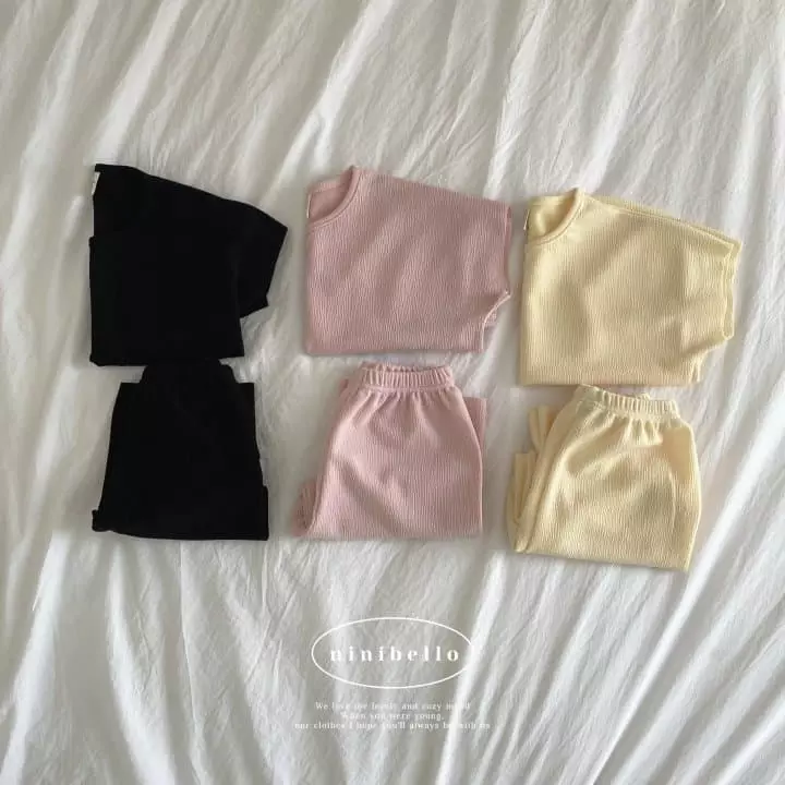 Ninibello - Korean Children Fashion - #prettylittlegirls - Nini Pleats Top Bottom Set - 3