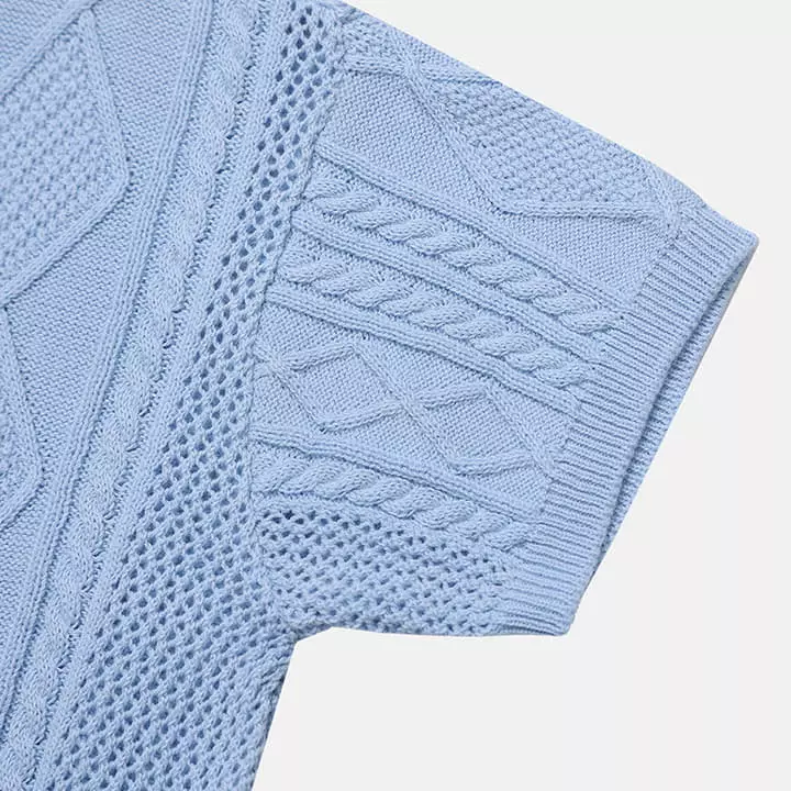 Nrk - Korean Children Fashion - #childofig - Cable Knit Tee - 8