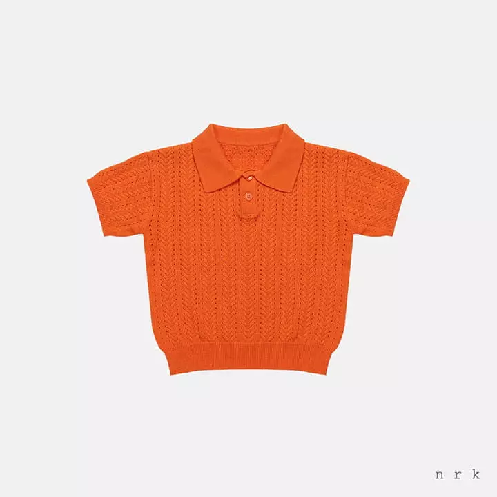 Nrk - Korean Children Fashion - #stylishchildhood - Collar Cable Knit Tee - 4
