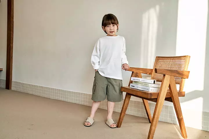 Nrk - Korean Children Fashion - #childrensboutique - Basic Slit Tee - 12