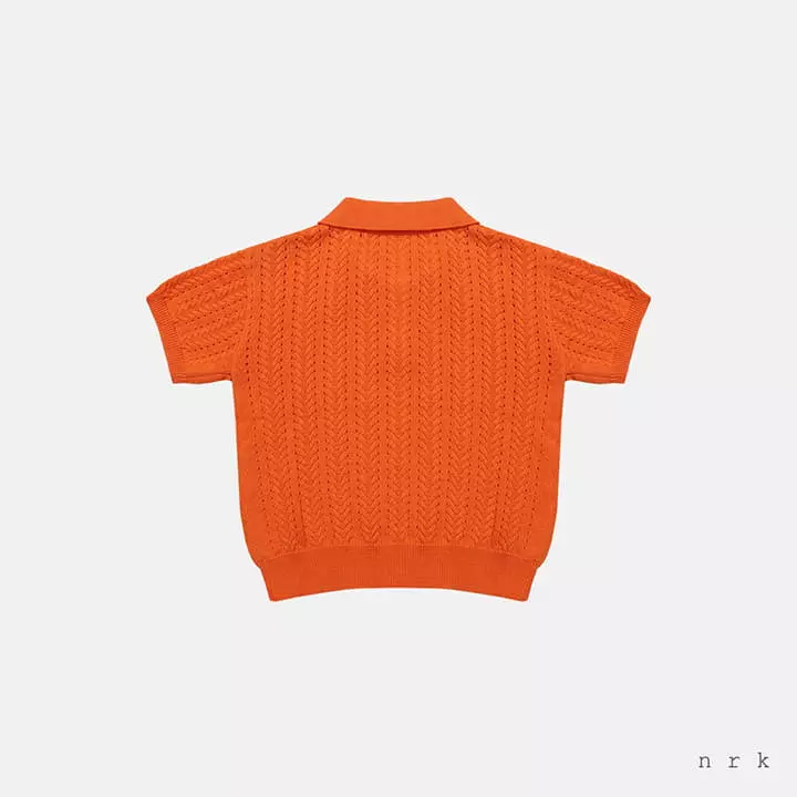 Nrk - Korean Children Fashion - #designkidswear - Collar Cable Knit Tee - 6
