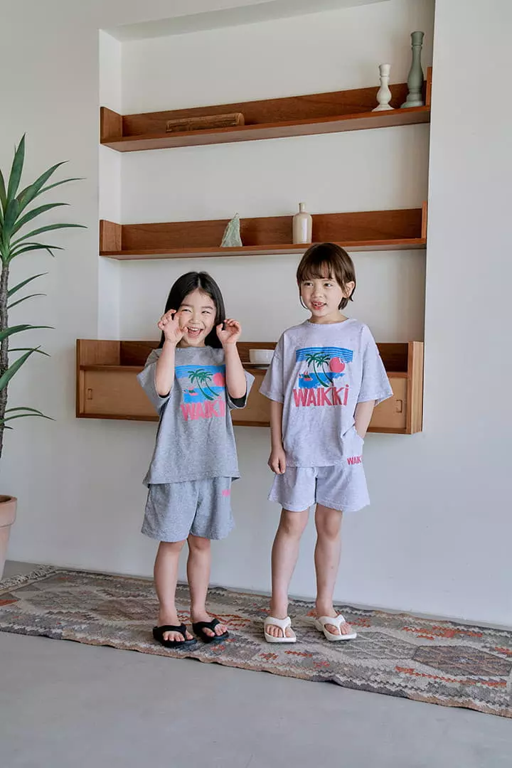 Nrk - Korean Children Fashion - #discoveringself - Wakiki Top Bottom Set - 11