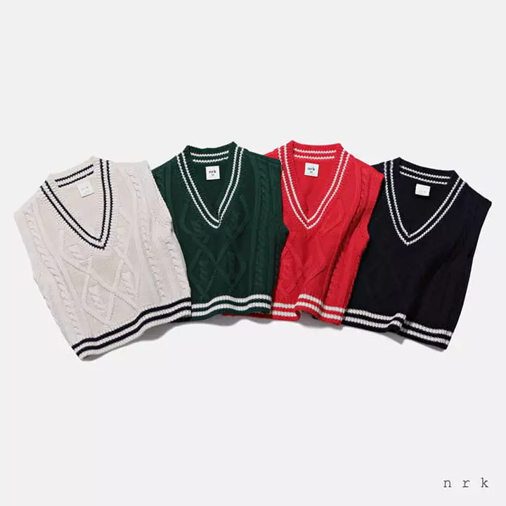 Nrk - Korean Children Fashion - #fashionkids - School Look Vest