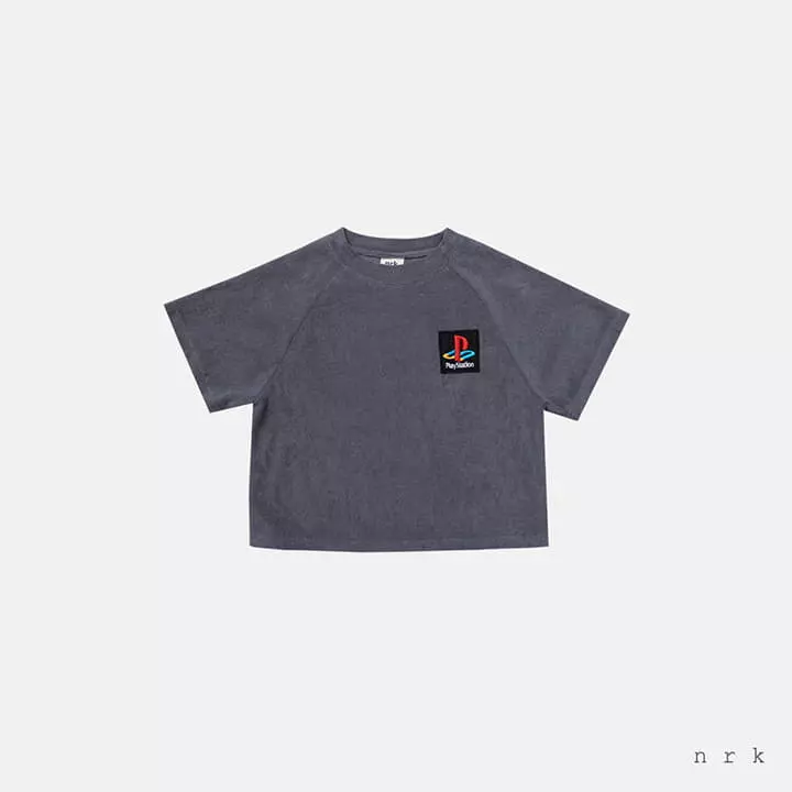 Nrk - Korean Children Fashion - #kidsshorts - Embrodiery Terry Tee - 3