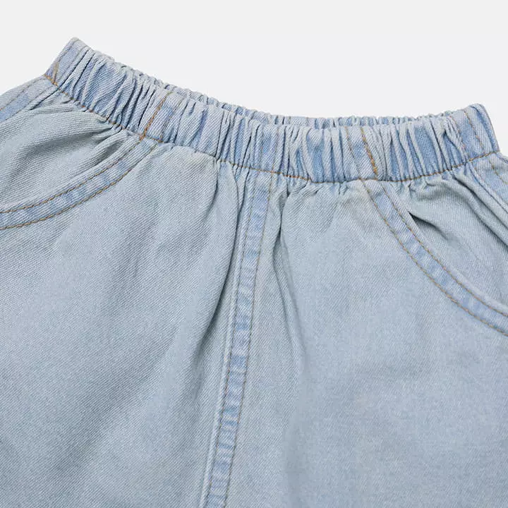 Nrk - Korean Children Fashion - #kidsstore - Stitch Jeans - 6