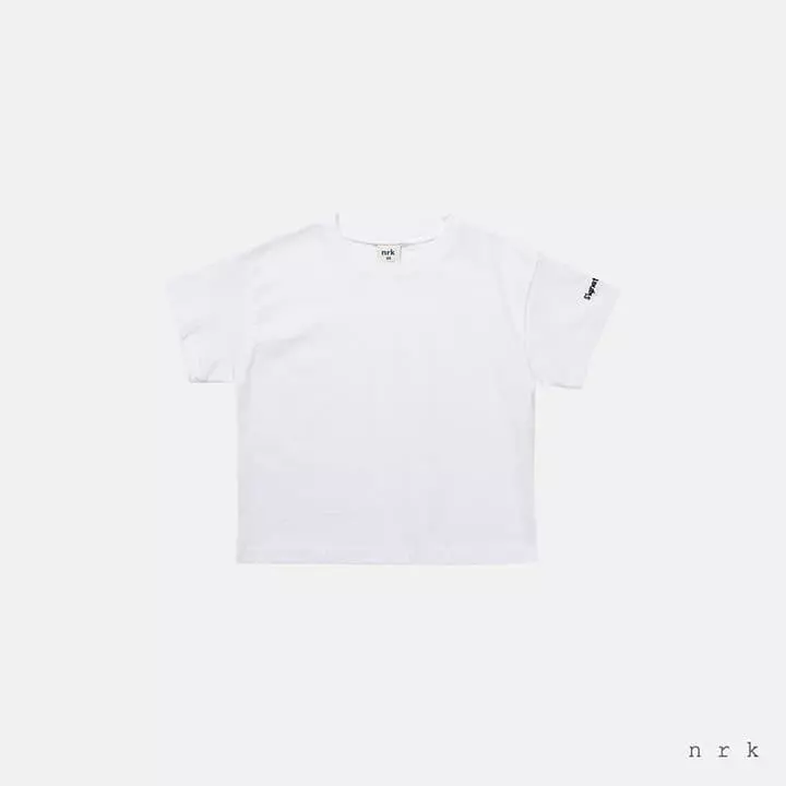 Nrk - Korean Children Fashion - #kidzfashiontrend - Logo Embroidery Tee - 2