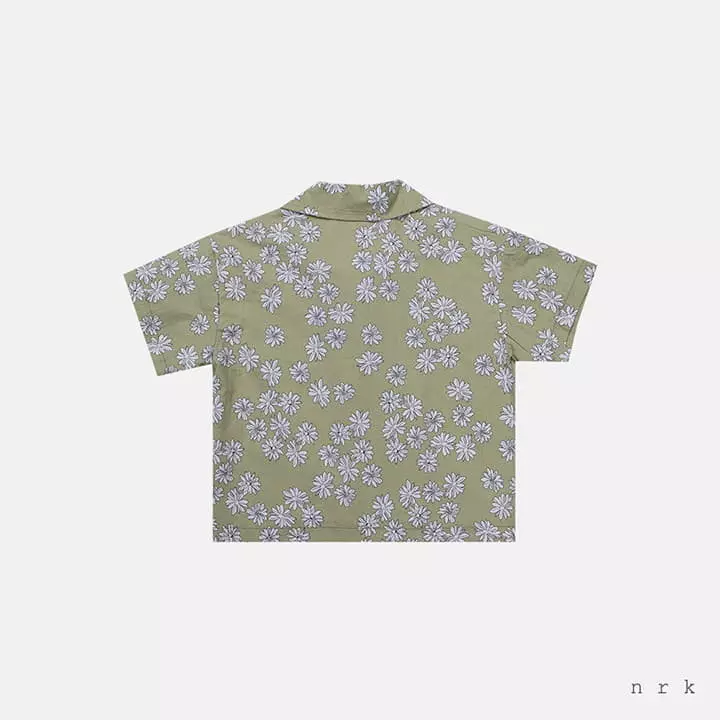 Nrk - Korean Children Fashion - #littlefashionista - Flower Shirt - 5