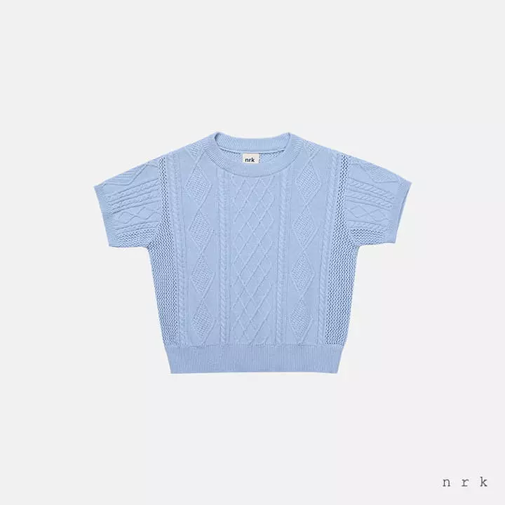 Nrk - Korean Children Fashion - #minifashionista - Cable Knit Tee - 3