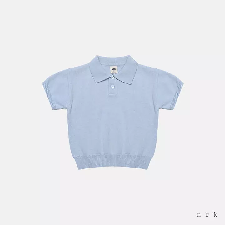 Nrk - Korean Children Fashion - #minifashionista - Cotton Collar Knit Tee - 2