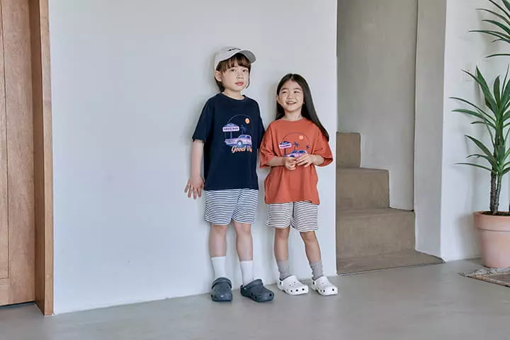 Nrk - Korean Children Fashion - #toddlerclothing - Waffle Stripes Pants - 8