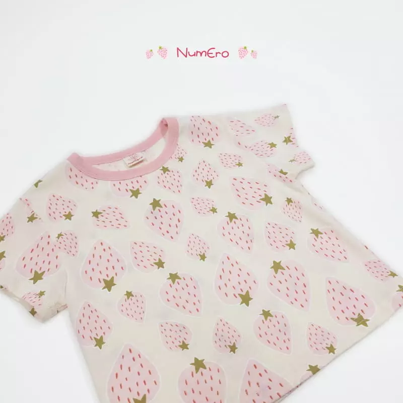 Numero - Korean Children Fashion - #kidsshorts - Strawberry Tee - 9