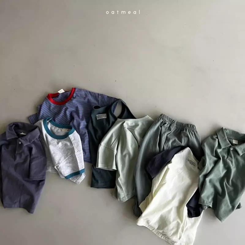 Oatmeal - Korean Children Fashion - #childofig - Glan Raglan Tee - 9