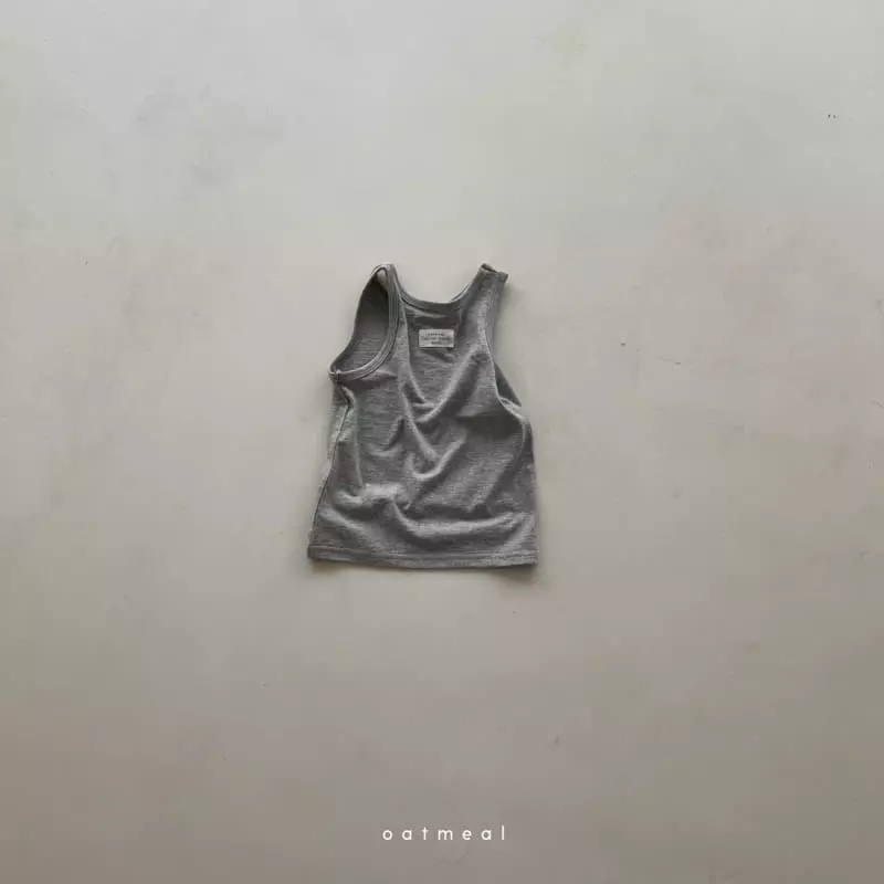Oatmeal - Korean Children Fashion - #childrensboutique - Bason Sleeveless - 2