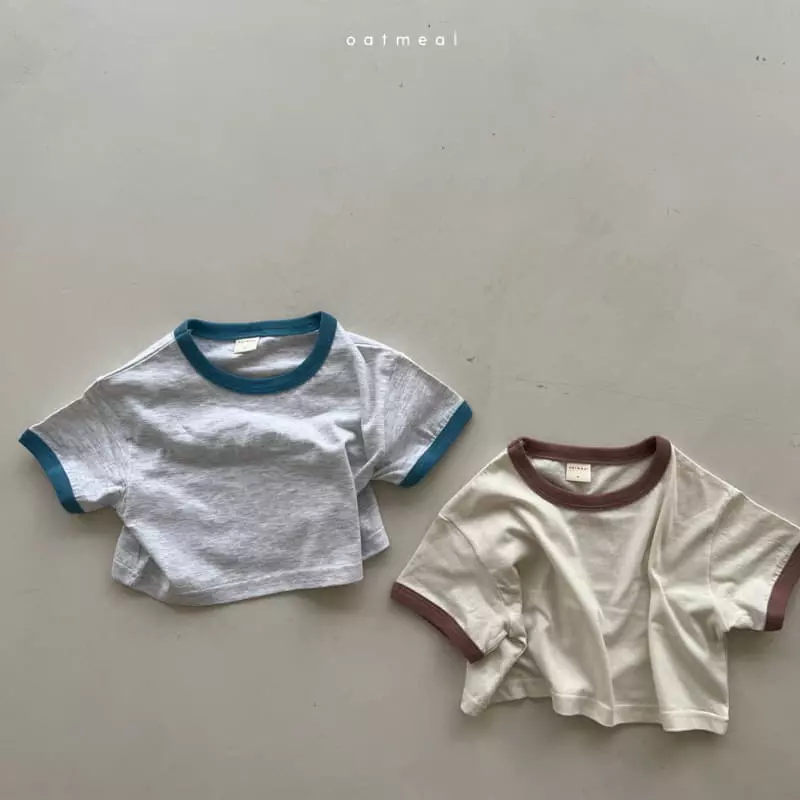 Oatmeal - Korean Children Fashion - #kidsstore - Some One Tee