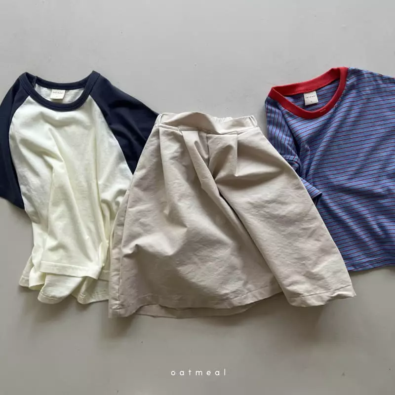 Oatmeal - Korean Children Fashion - #littlefashionista - Glan Raglan Tee - 5