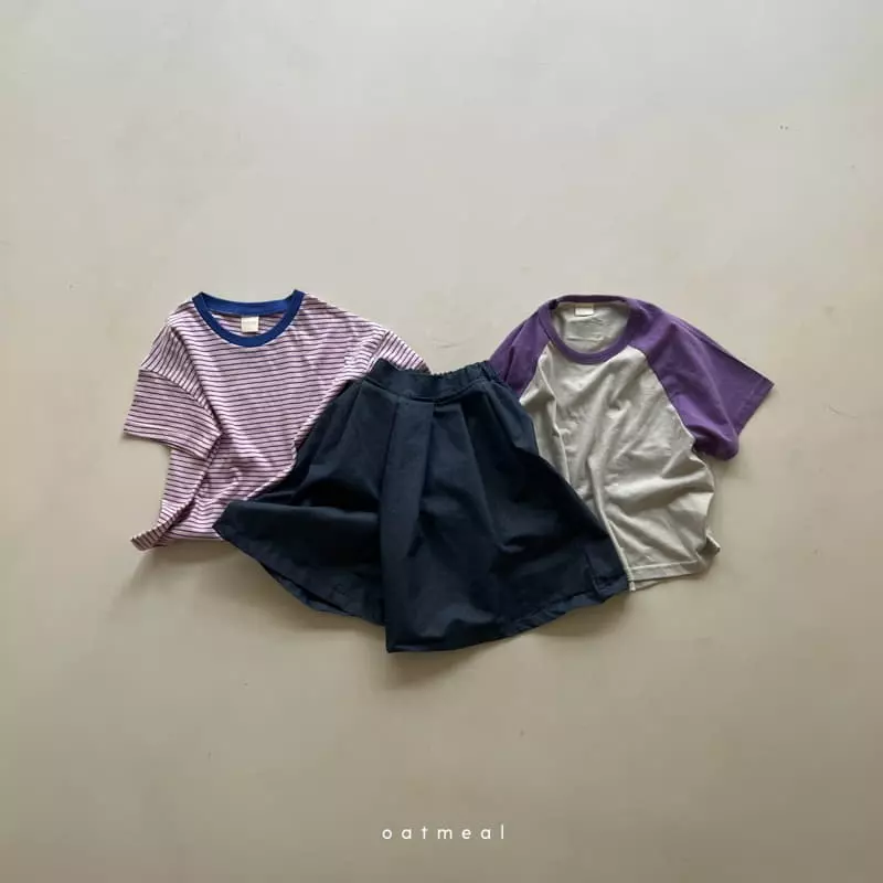 Oatmeal - Korean Children Fashion - #magicofchildhood - Glan Raglan Tee - 6