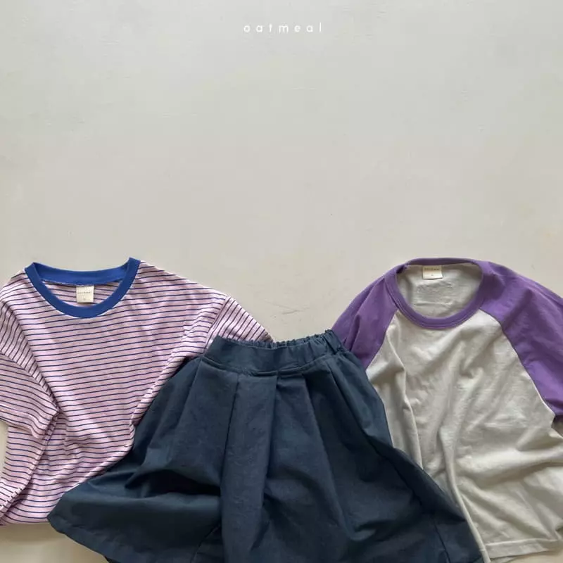 Oatmeal - Korean Children Fashion - #minifashionista - Glan Raglan Tee - 7