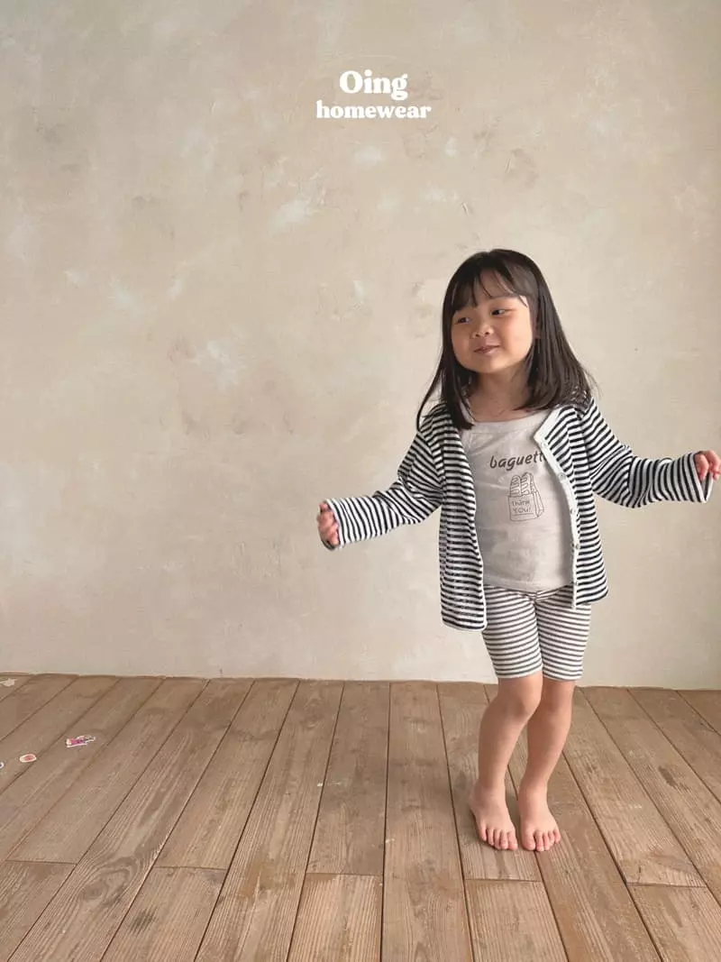 Oing - Korean Children Fashion - #childofig - Bagen Top Bottom Set - 11