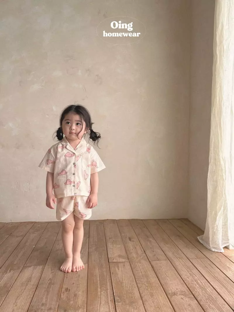 Oing - Korean Children Fashion - #childrensboutique - Rabbit Pajama Set - 2