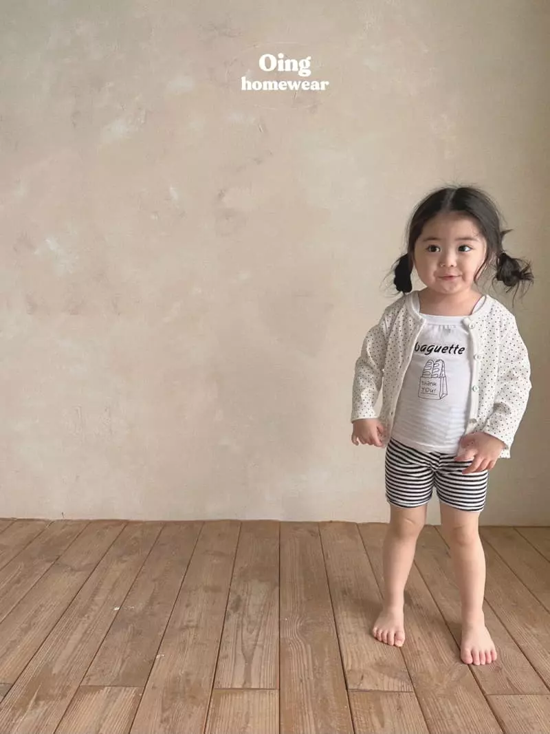 Oing - Korean Children Fashion - #kidsshorts - Bagen Top Bottom Set - 4