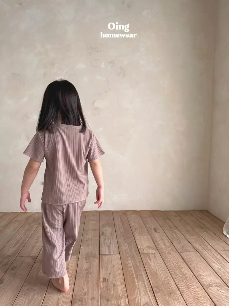 Oing - Korean Children Fashion - #kidsstore - Salrang Top Bottom Set - 4