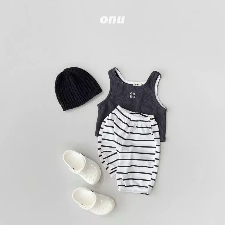Onu - Korean Children Fashion - #Kfashion4kids - Waffle Sleeveless - 9